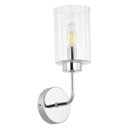 Wall lamp EVOLUCE. Sle1127-101-01. Tilda. 1x40 watts, E14, 10x30 cm, chromium color-1