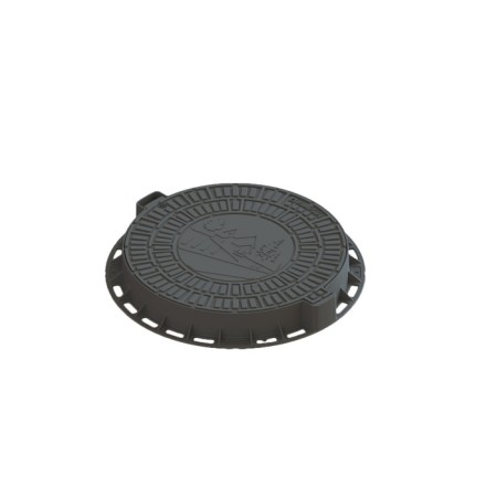 Sadovy Luke "Logo", D = 80 cm, plastic, black