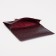 Women's wallet on the button, burgundy color