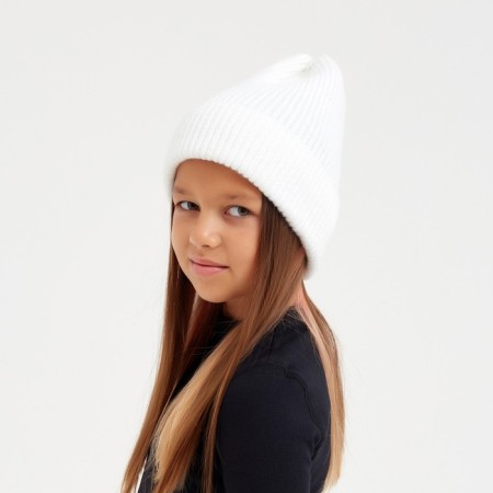 Children's hat Minaku, rr 52-54 cv. white-3