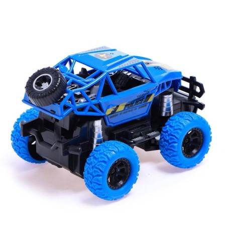 Radio -controlled jeep "Police", works from batteries, mix-2