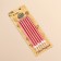 Candles in the cake "Royce", 13 cm, high, 12 pcs, ruby ​​metallic