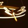 LUST "DRAGRAL" LED 48W 3000-6000K gold 52x52x80 cm Bayerlux
