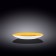 The plate round Wilmax England Spiral, D = 23 cm, yellow color