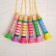 Musical toy "Dudchka on a rope", tall, Mix color