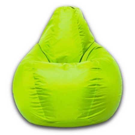 Pear-bag “Pear” positive, size m, diameter 70 cm, height 90 cm, oxford, color Salad Neon-1