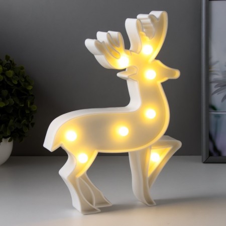 Non -chip "deer" 8XLED batteries 2haa white 18.5x3.5x25 cm Risalux-1