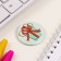 New Year of the setting icon d = 35 mm "Gift" 6.5x6.5 cm