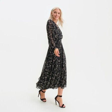 Women's dress with Mist Midi belt, size 46, black-1