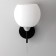 Sconces Citilux "Florida" CL148315, 15x23.5 cm, 1x60W, E14, Black Color Black