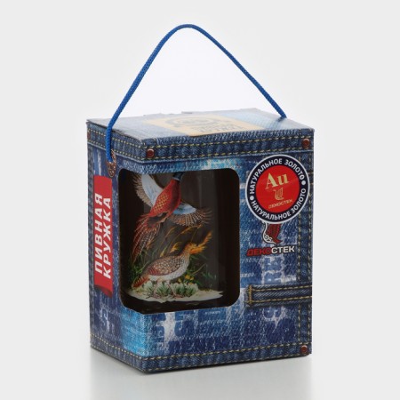 Glass glass for beer "Trophy hunting", 500 ml-8