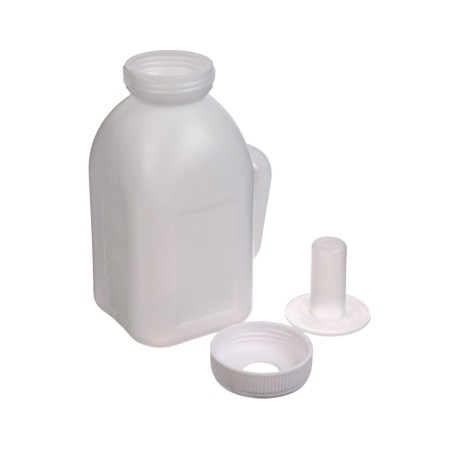 Bottle 1 liter for drinking calves, with a handle-4