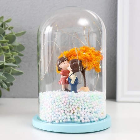 Souvenir plastic light "Kiss of couple" MIX 11x11x16 cm-5