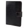 Passport cover on the button, black color