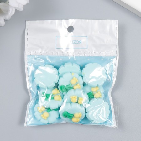 Decor for creativity Plastic "Lundies on the Flower" 2x2 cm-3