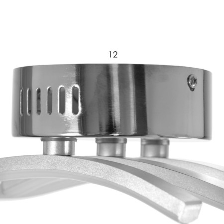 Causte "Waves" LED 18W 6000k Chrome 60x14x9 cm Bayerlux-5
