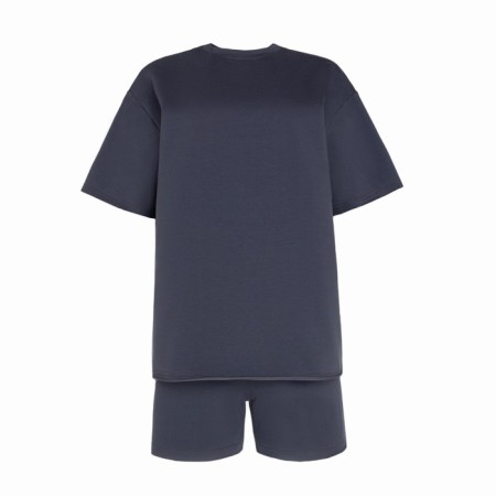 Women's costume (T -shirt, shorts) minku: casual collection color graphite, size 44-9