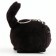 Soft toy "cat" on a key fob, 8 cm, black color