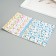 A set of fabric self -adhesive for creativity (UP. 10 pcs.) 15x10 cm, assorted