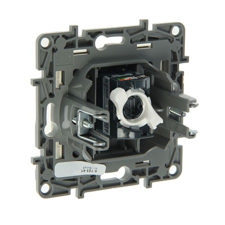 Computer socket Legrand Etika 672341, RJ45, single, hidden, ivory-1