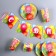 A disposal of paper dishes is a single birthday. Balloons ": 6 plates, 6 glasses