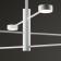 Freya FR5363CL-06W TACTIC, 845x845x865 mm ceiling lamp, GX53, 6x48W, white color