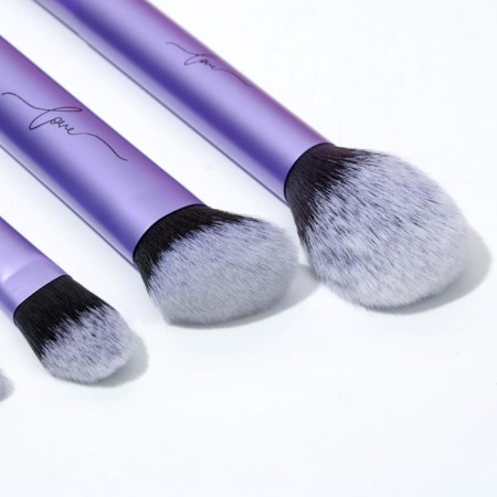 Love makeup kit: brushes 5 pcs and sponge-4