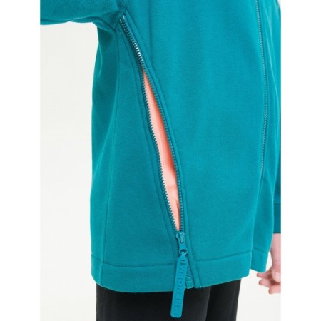 Sweatshirt for girls, height 134 cm, emerald color-3