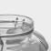 Bank for bulk products glass Cremlin 1.3 liters, with a lid