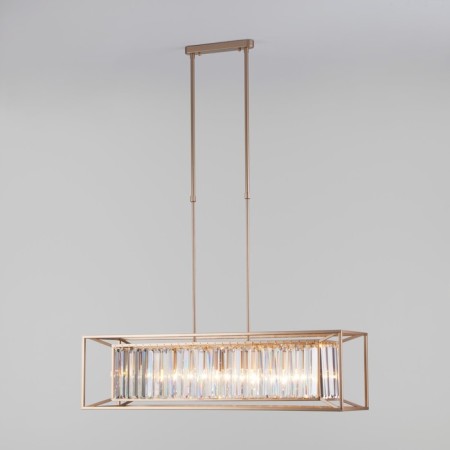 Suspended chandelier with crystal VEGAS, 60W, E14, 94x25 cm-2