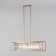 Suspended chandelier with crystal VEGAS, 60W, E14, 94x25 cm