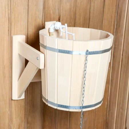 Linding device made of linden, 15 liters, with an overflow device-2