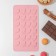 Form for jewelry of the share "Leaflets", silicone, 21.2 × 11.5 cm, 24 cells, color mix