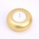 Candle "Complete. Marble" in the candlestick of gypsum large, 11x5 cm, gold