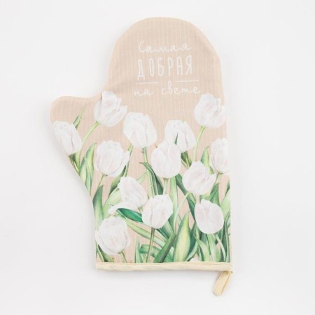 The mittens-output "The most kind" 20x28cm, sarzha, 100% x/l, Vatin 250g/m2-1