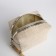 Lightning cosmetic bag, beige color