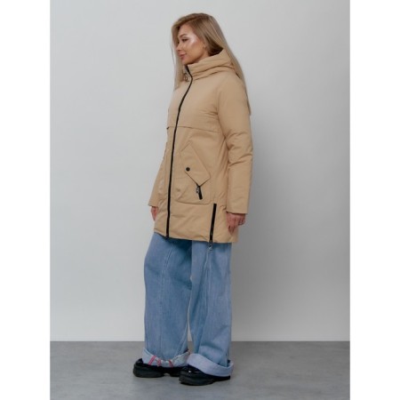 Women's Winter jacket, size 46, mustard color-2