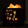 Salt lamp "kitten" E14 15W dimmer Bel. salt 1.8 kg 12x7x13 cm