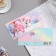 Money envelope "Happy Birthday!" embossing, meringue, 16.5x8.5 cm