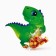 Package for sweets "Dino", 11 x 6 cm