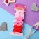 Hair elastic band "Choose" (set of 6 pcs) bow of peas, pink red