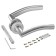 Separate pens set Allur 1803 SS PSN, color pearl nickel