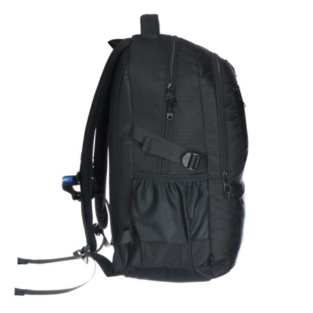 Youth backpack 46 x 32 x 17 cm, ergonomic back, Hatber Real "Black", NRK_17138-2
