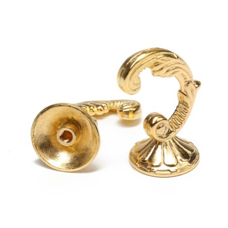 Hook for curtains ks002, one -rod, color gold-13
