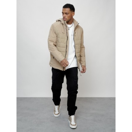 Male spring jacket, size 50, beige color-10