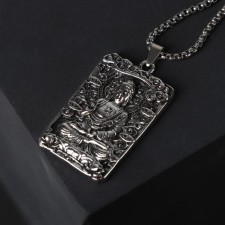 Pompeii-Pompeiy Buddha, Color Black Silver, 70 cm