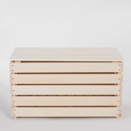 Bench with a box, 80 × 40 × 45cm, from linden-2