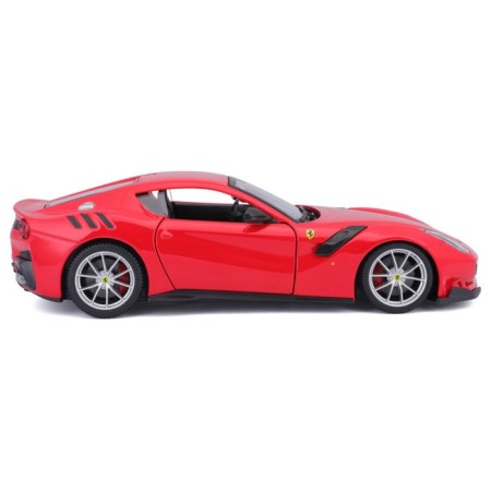 Racing machine BBURAGO Ferrari F12TDF, DIE-CAST, 1:24, Red color, opening doors-2
