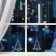 Garland “fringe” 2.4 × 0.9 m with nozzles “Christmas tree”, ip20, transparent thread, 138 LED, glow warm white, 8 modes, 220 V