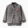 Jeans for a boy, dark gray color, height 110 cm